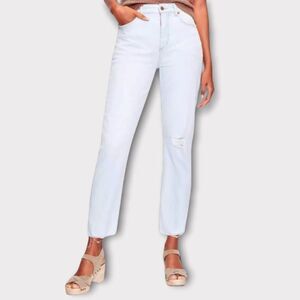 Loft High Rise Straight Jeans Size 30